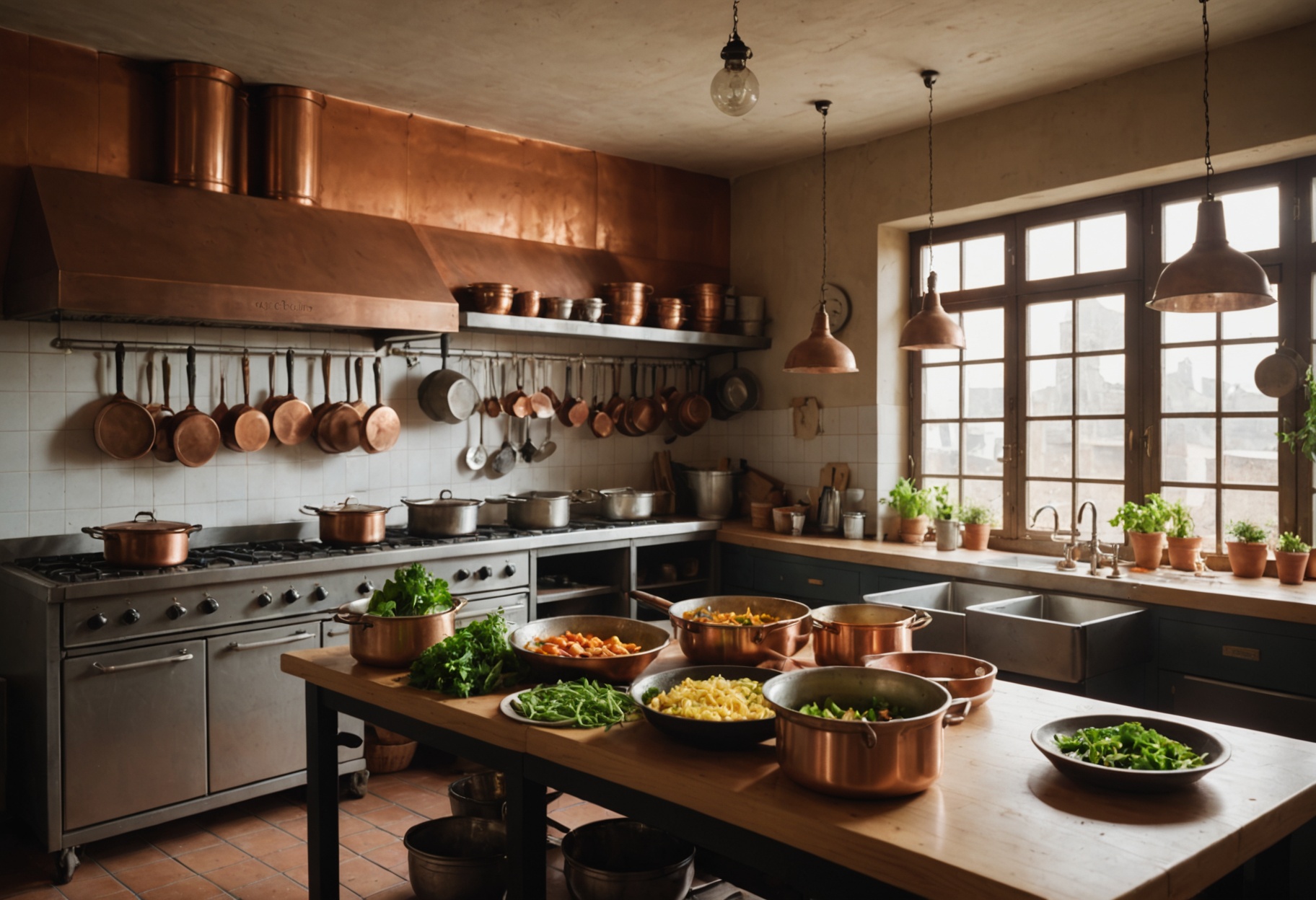 Restaurante Gastropimientas — cocina casera en preparación
